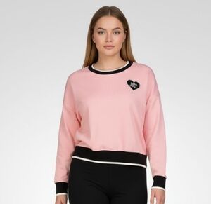 Pink Juicy Couture Embroidered Logo Sweater